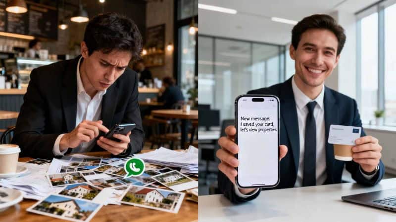 房产中介的WhatsMenu电子名片